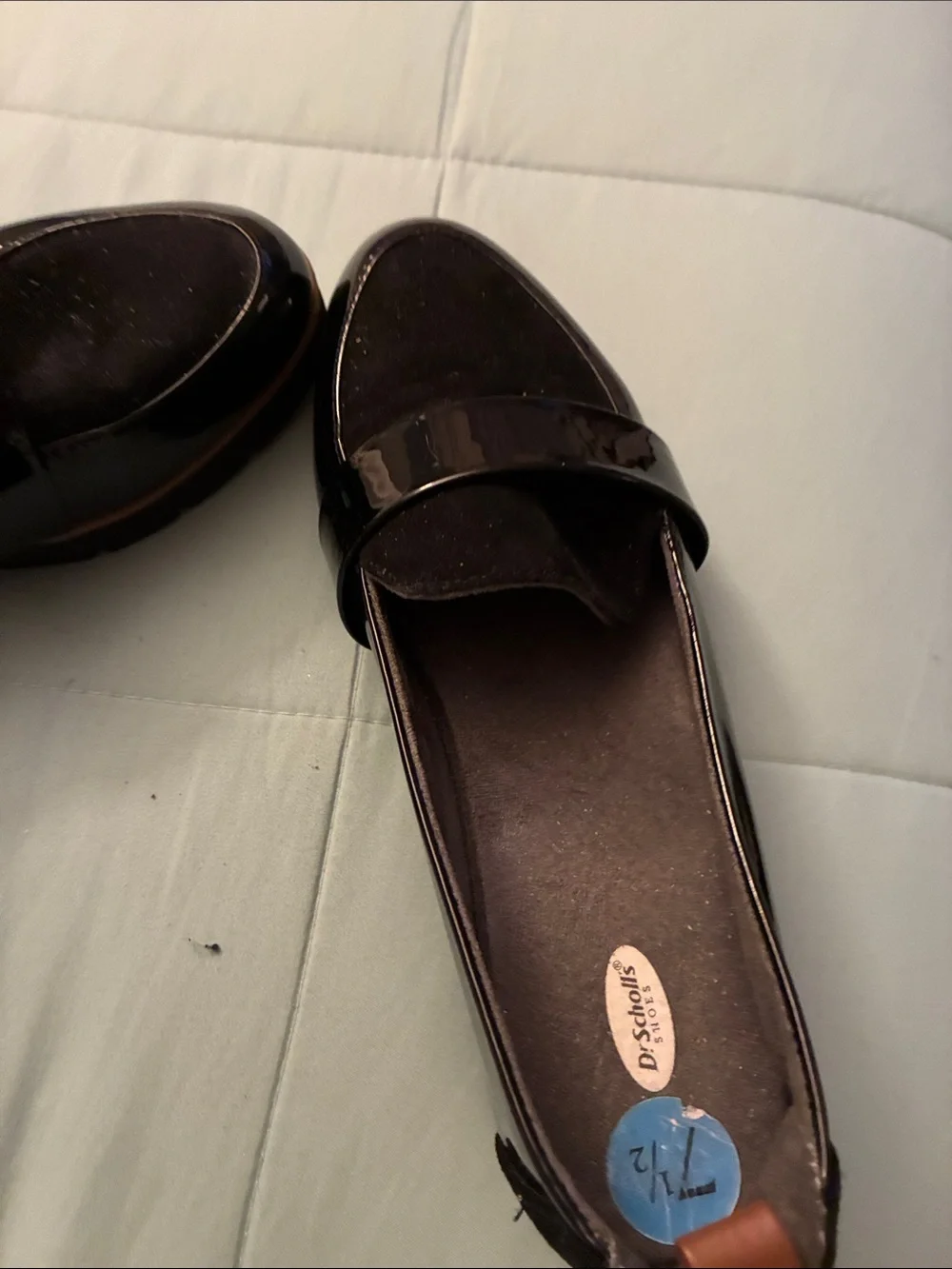 Dr. Scholl's Black Patent Loafers